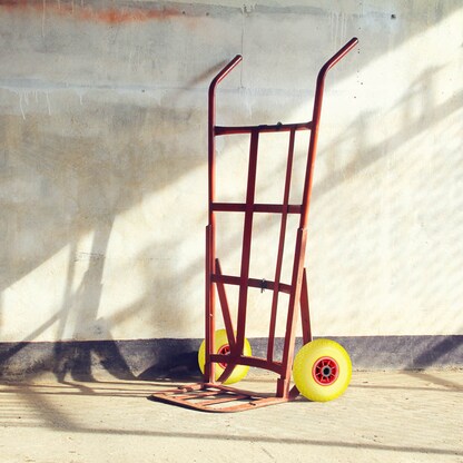 Artikelbild 4 für relaxdays Sackkarrenräder luftbereift schwarz Kunststoff Felgen, Achse 2,5 cm, Artikelnummer 451991