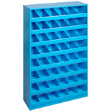 Artikelbild 1 für ADB Kleinteileregal 53619 lichtblau 50,0 x 12,5 x 85,0 cm, Artikelnummer 892982