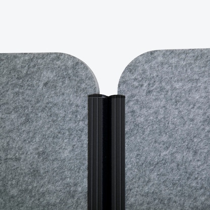 Artikelbild 6 für MAUL Akustik-Trennwand MAULcocoon 9701002, dunkelgrau 100,0 x 182,0 cm, 1 St., Artikelnummer 156579