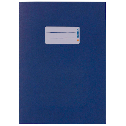 Artikelbild für HERMA Heftumschlag glatt dunkelblau Papier DIN A5, 1 St., Artikelnummer 361127