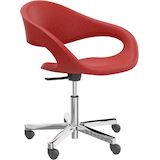 Artikelbild 1 für fm Besucherstuhl Elan 4260761571508 rot Stoff, 1 St., Artikelnummer 448387