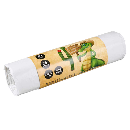 Artikelbild 6 für dundee Müllbeutel 20,0 l weiß 25,0 µm, 25 St., Artikelnummer 618128