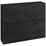 Artikelbild 1 für VASAGLE Schuhschrank, LBC035B01 schwarz 4 Fachböden 105,5 x 24,0 x 82,7 cm, Artikelnummer 760799