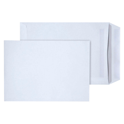 Artikelbild für STEINMETZ Versandtaschen DIN C5 ohne Fenster weiß 250 St., Artikelnummer 606624