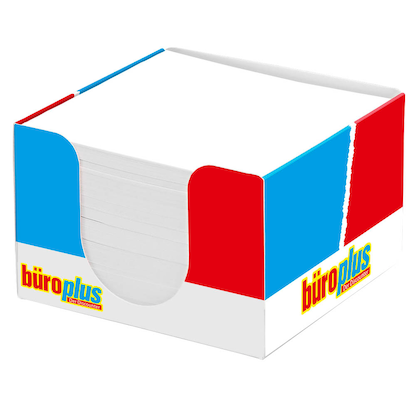 Artikelbild 2 für büroplus Zettelbox blau inkl. 700 Notizzettel weiß, 1 St., Artikelnummer 437392