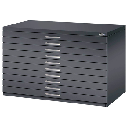 Artikelbild 4 für CP 7100 Planschrank schwarzgrau 10 Schubladen 110,0 x 76,5 x 76,0 cm, 1 St., Artikelnummer 682144