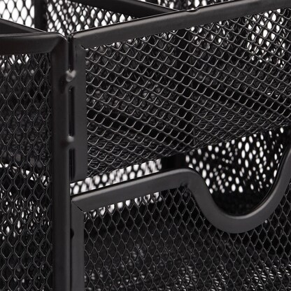 Artikelbild 2 für relaxdays Schreibtisch-Organizer schwarz Metall 9 Fächer 22,0 x 11,0 x 10,5 cm, Artikelnummer 516801