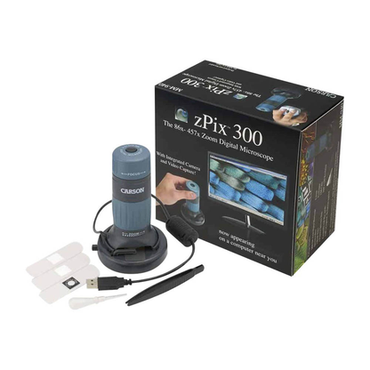 Artikelbild 8 für CARSON® digitales Mikroskop USB zPix 300 blau 86x - 457x, Artikelnummer 619517