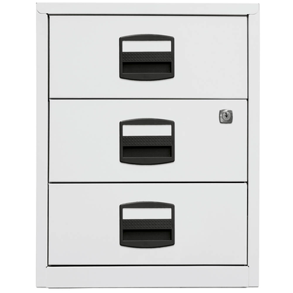 Artikelbild für BISLEY Home Rollcontainer verkehrsweiß 3 Auszüge 41,3 x 40,0 x 52,8 cm, Artikelnummer 263398