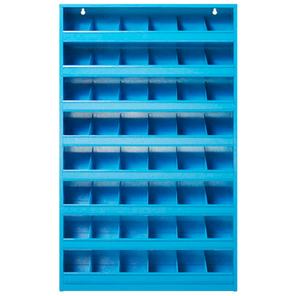 Artikelbild 2 für ADB Kleinteileregal 53619 lichtblau 50,0 x 12,5 x 85,0 cm, Artikelnummer 892982