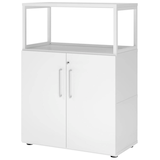 Artikelbild 1 für HAMMERBACHER Regalschrank FlexWall, VFW38T2RG/W/W/BS weiß 80,0 x 40,0 x 109,8 cm, 1 St., Artikelnummer 949899