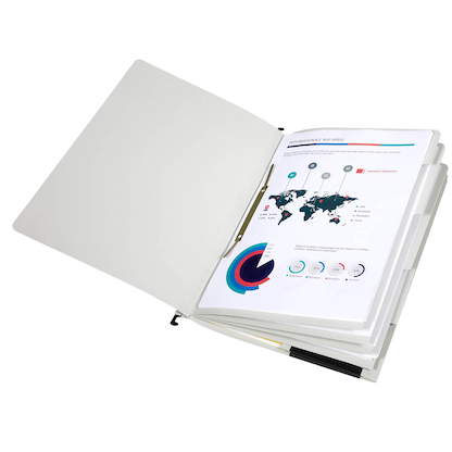 Artikelbild 4 für dots Personalhefter Karton lichtgrau DIN A4 4x kaufmännische Heftung, 5 St., Artikelnummer 538603