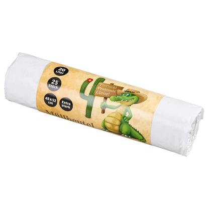 Artikelbild 7 für dundee Müllbeutel 20,0 l weiß 25,0 µm, 25 St., Artikelnummer 618128