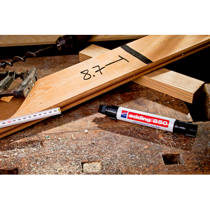 Artikelbild 6 für edding 850 Permanentmarker schwarz 5,0 - 16,0 mm, 1 St., Artikelnummer 466615