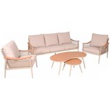 Artikelbild 1 für Garden Pleasure Loungegruppe TULUM, sandbeige Kunststoff, Metall, Artikelnummer 796148