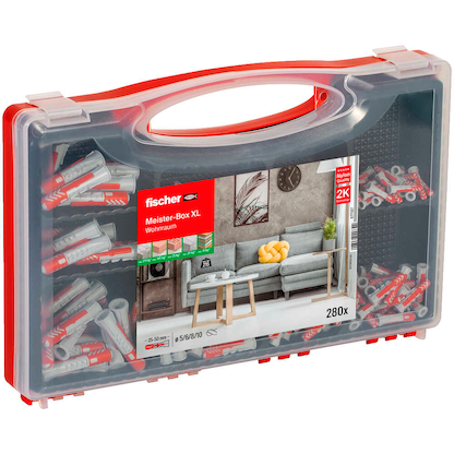 Artikelbild 3 für fischer Meister-Box Wohnraum 577157 Universaldübel-Sortiment, 280-teilig, Artikelnummer 812379