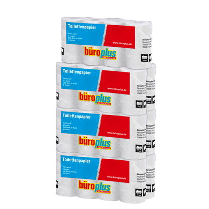 Artikelbild 2 für AKTION: büroplus Toilettenpapier 3-lagig, 168 Rollen, Artikelnummer 585729