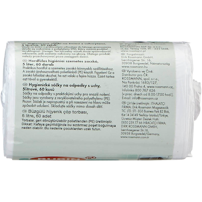 Artikelbild 3 für RUBIN Kosmetikbeutel 5,0 l weiß, 60 St., Artikelnummer 213134