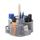 Artikelbild 1 für relaxdays Schreibtisch-Organizer silber Metall 7 Fächer 17,5 x 16,5 x 11,0 cm, Artikelnummer 516654