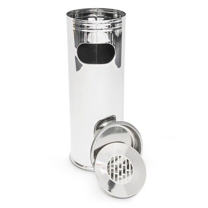 Artikelbild 4 für relaxdays Standaschenbecher silber, 1 St., Artikelnummer 519084