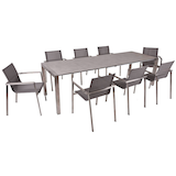 Artikelbild 1 für Garden Pleasure Sitzgruppe SIENNA, silber Kunststoff, Metall, 9-teilig, Artikelnummer 311306