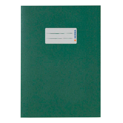 Artikelbild für HERMA Heftumschlag glatt dunkelgrün Papier DIN A5, 1 St., Artikelnummer 361149