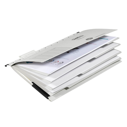 Artikelbild 5 für dots Personalhefter Karton lichtgrau DIN A4 4x kaufmännische Heftung, 5 St., Artikelnummer 538603