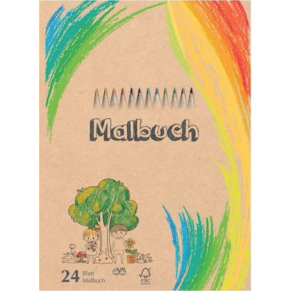 Artikelbild für NewPen Eco DIN A4 Malbuch, 1 St., Artikelnummer 628319