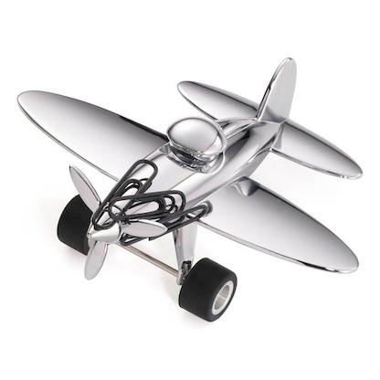 Artikelbild für TROIKA® Büroklammerspender STOP-OVER silber, Artikelnummer 665929