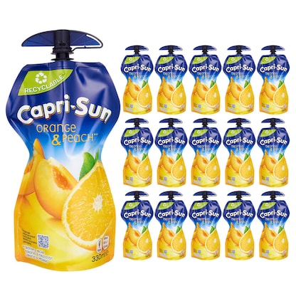 Artikelbild für Capri-Sun Fruchtsaftgetränk Orange, Pfirsich 15x 0,33 l, Artikelnummer 747594