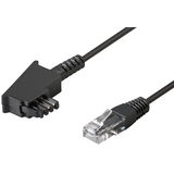 Artikelbild 1 für goobay TAE-F/RJ-45 DSL-Kabel 3,0 m schwarz, 1 St., Artikelnummer 309308