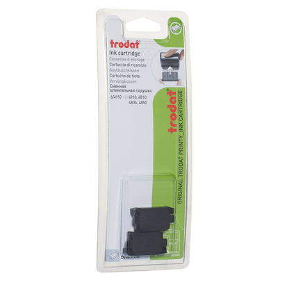 Artikelbild 3 für trodat Ersatzstempelkissen 6/4910 schwarz 2,6 x 0,9 cm, 2 St., Artikelnummer 742163