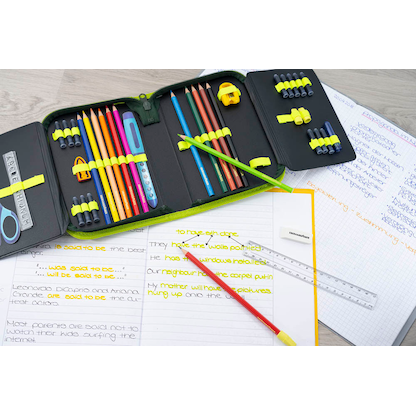 Artikelbild 4 für EBERHARD FABER Federmäppchen befüllt Dino Motiv 42-teilig, 19,6 x 13,2 cm, Artikelnummer 419384