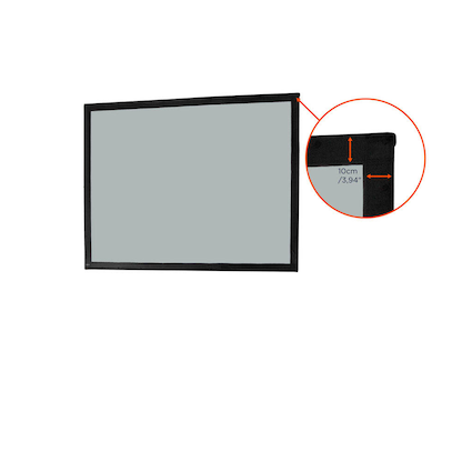 Artikelbild 3 für celexon Zusatz-Leinwandtuch für Faltrahmen (Rückprojektion) Mobil Expert 4:3, 305 x 229 cm Projektionsfläche, Artikelnummer 695223