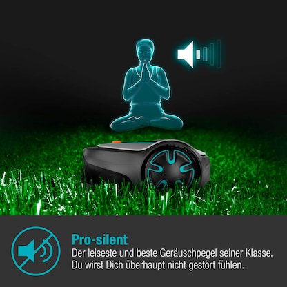 Artikelbild 3 für AKTION: GARDENA SILENO minimo Mähroboter für bis zu 250 m², mit 1 Akku mit Prämie nach Registrierung, Artikelnummer 627387