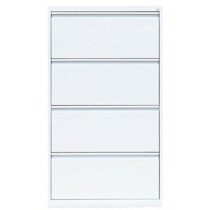 Artikelbild 2 für LÜLLMANN Hängeregistraturschrank signalweiß 4 Schubladen 76,0 x 62,0 x 132,0 cm, 1 St., Artikelnummer 183747