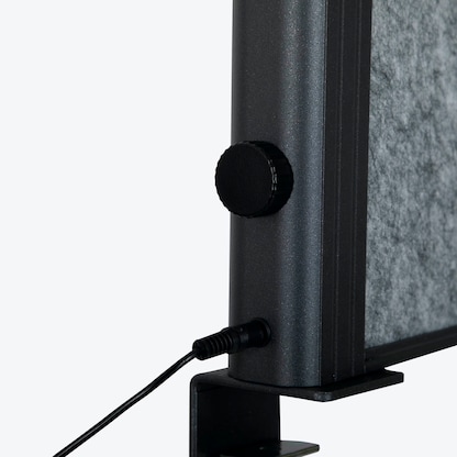 Artikelbild 6 für MAUL Akustik-Tischtrennwand MAULconnecto Uplight 9761289, dunkelgrau 120,0 x 51,5 cm, 1 St., Artikelnummer 156994