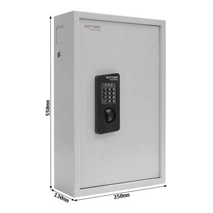 Artikelbild 5 für ROTTNER KeyTronic 100 Schlüsselkasten grau mit 100 Haken, Elektronikschloss, 35,0 x 13,0 x 55,0 cm, 1 St., Artikelnummer 640716