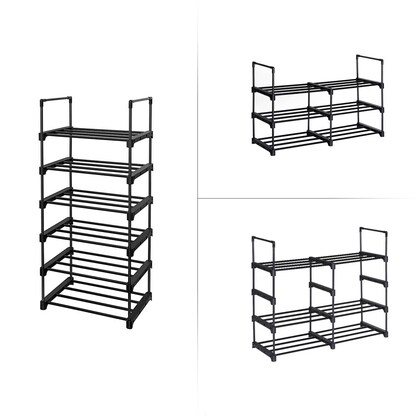 Artikelbild 3 für SONGMICS Schuhregal schwarz 45,0 x 30,0 x 106,0 cm, 1 St., Artikelnummer 438568