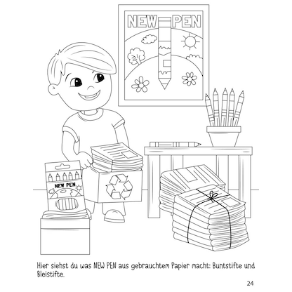 Artikelbild 3 für NewPen Eco DIN A4 Malbuch, 1 St., Artikelnummer 628319