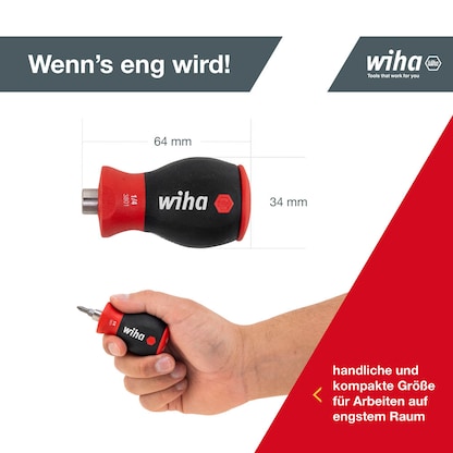 Artikelbild 5 für Wiha Schraubendreher-Set Stubby PH/SL 33738 7-tlg., Artikelnummer 716898