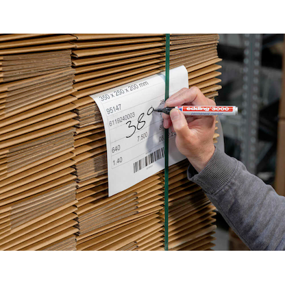 Artikelbild 11 für edding 3000 Permanentmarker grün 1,5 - 3,0 mm, 10 St., Artikelnummer 316539