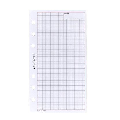 Artikelbild 2 für bind Ringbuch-Ergänzungsblätter kariert A6, 50 Blatt, Artikelnummer 794305