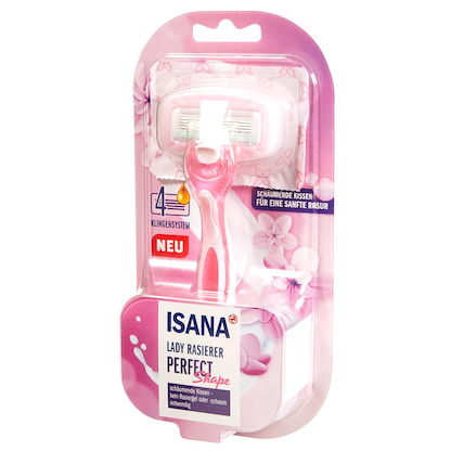 Artikelbild 3 für ISANA PERFECT Shape Nassrasierer Damen, Artikelnummer 456683