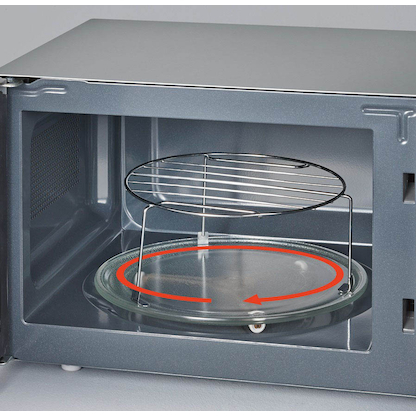 Artikelbild 3 für SEVERIN MW7773 Mikrowelle 800 W schwarz, edelstahl, Artikelnummer 982003