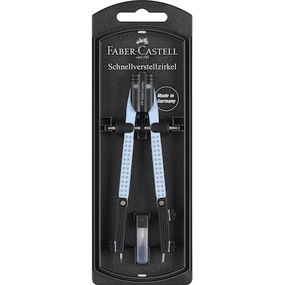 Artikelbild 2 für FABER-CASTELL Zirkel Grip sky blue, 1 St., Artikelnummer 277986