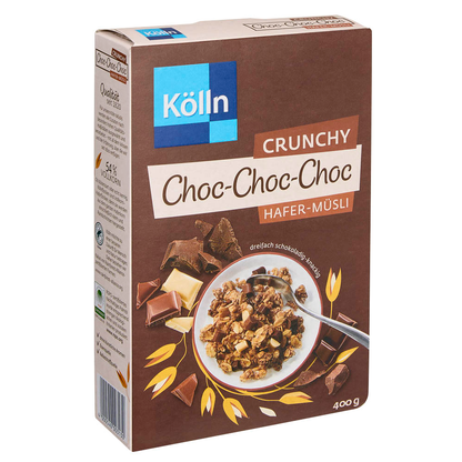 Artikelbild für Kölln Chrunchy Choc Choc Hafer Müsli 400,0 g, 1 St., Artikelnummer 296198