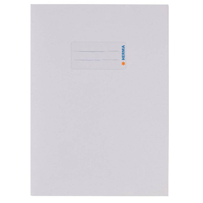 Artikelbild für HERMA Heftumschlag glatt weiß Papier DIN A5, 1 St., Artikelnummer 361186