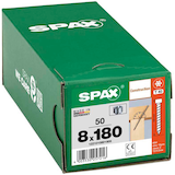 Artikelbild 1 für SPAX® Holzbauschrauben T40 Zylinderkopf WIROX 1221010801805 8 mm x 180 mm, 50 St., Artikelnummer 398137