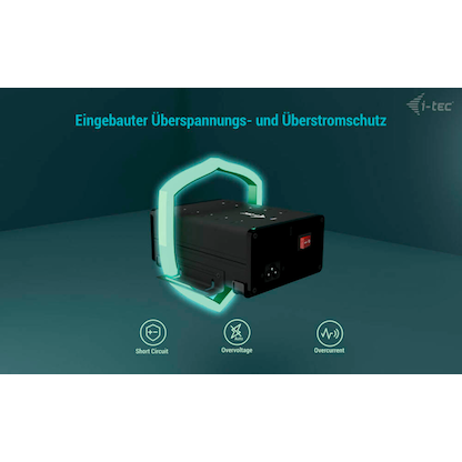 Artikelbild 4 für i-tec® USB-Hub USB-C/USB-A Metal Charging + data 10-fach schwarz, Artikelnummer 662688